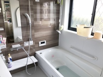 使いやすいお風呂になり、白蟻工事で安心できます！